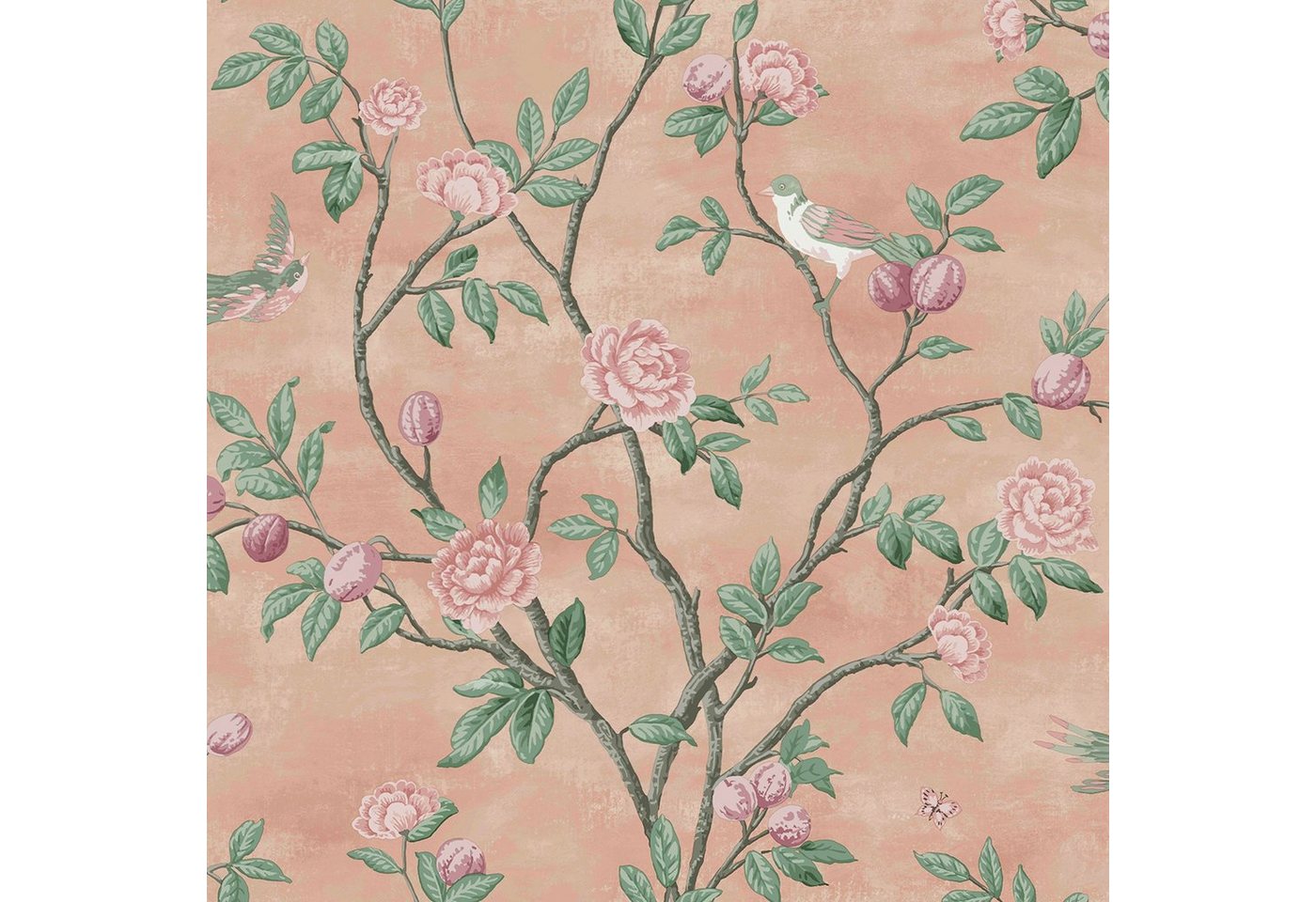 LAURA ASHLEY Vliestapete Eglantine, gemustert, FSC® zertifiziert, mit lebhaftem Druck, 10 Meter Länge von LAURA ASHLEY