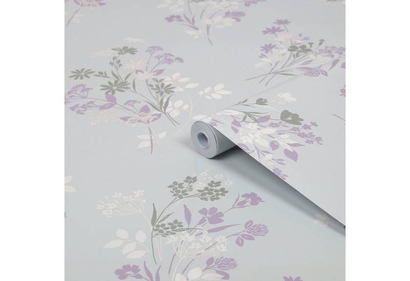 LAURA ASHLEY Vliestapete Igerna, texturiert, floral, geblümt, (1 St), 10mx52cm von LAURA ASHLEY