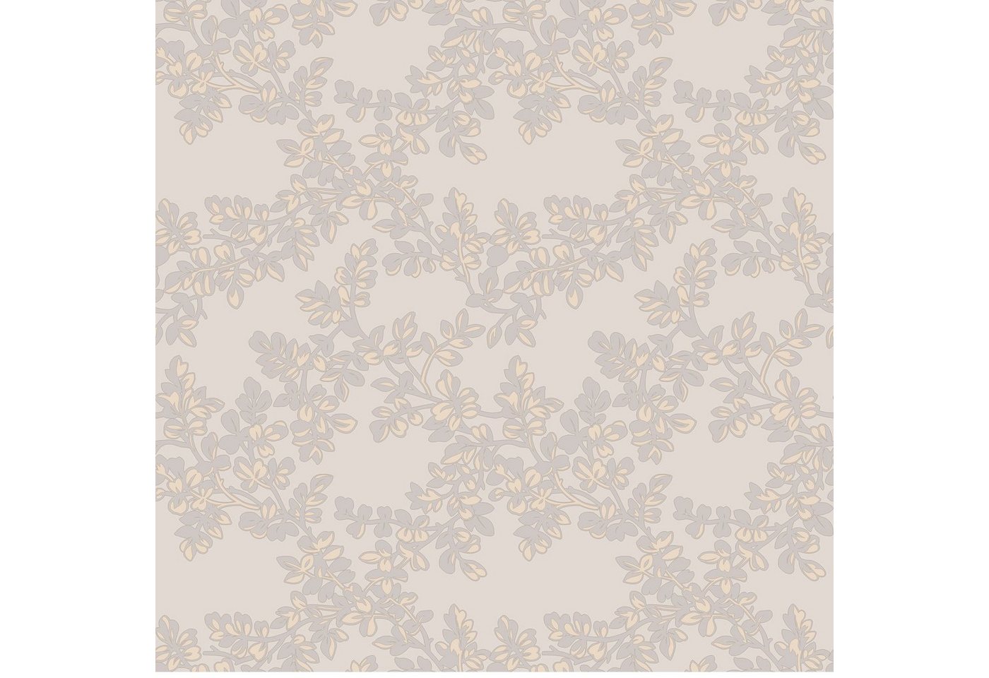 LAURA ASHLEY Vliestapete Laura Ashley Burnham Dove Grey Vliestapete, geblümt, (1 St), Laura Ashley Burnham Dove Grey Vliestapete von LAURA ASHLEY