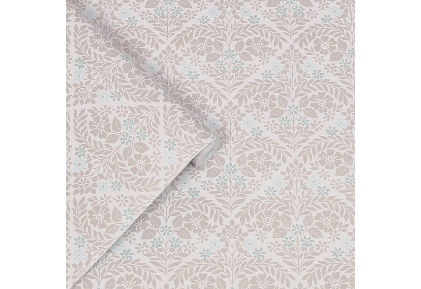 LAURA ASHLEY Vliestapete Margam, texturiert, floral, (1 St), 10mx52cm von LAURA ASHLEY