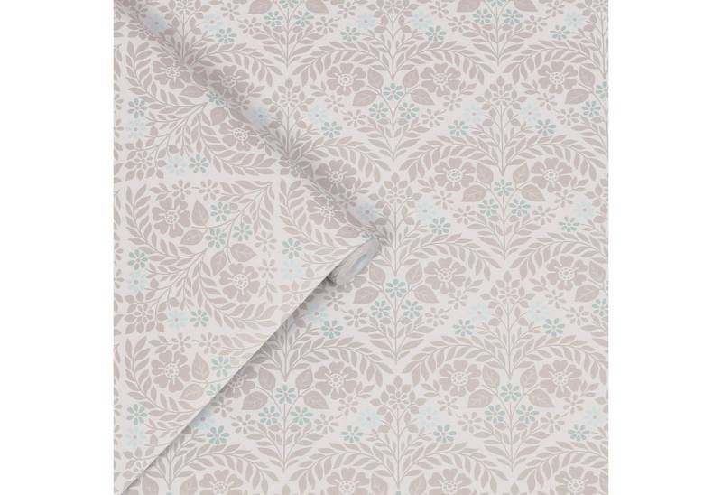 LAURA ASHLEY Vliestapete Margam, texturiert, floral, (1 St), 10mx52cm von LAURA ASHLEY