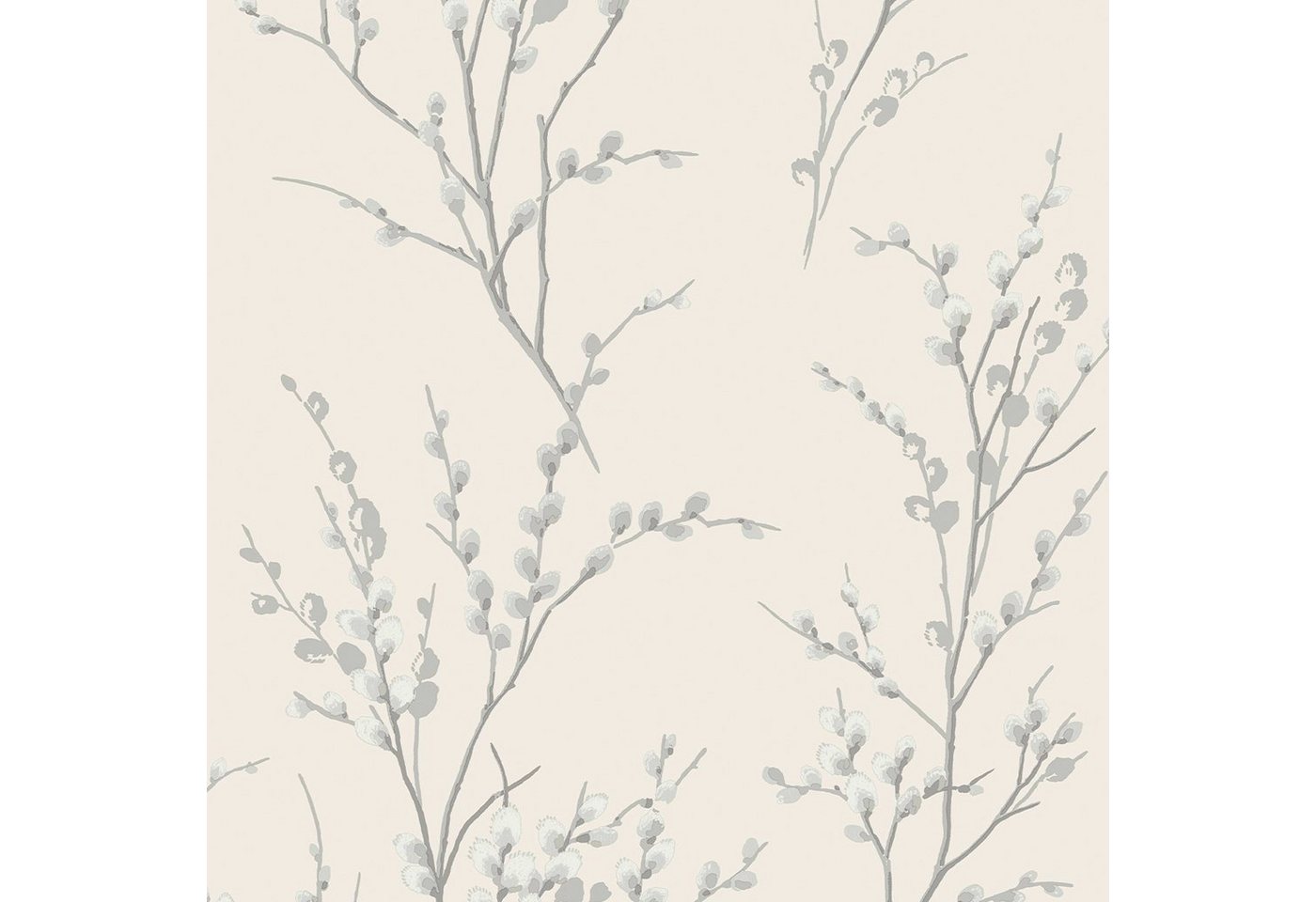 LAURA ASHLEY Vliestapete Pussy Willow, gemustert, FSC® zertifiziert, mit lebhaftem Druck, 10 Meter Länge von LAURA ASHLEY