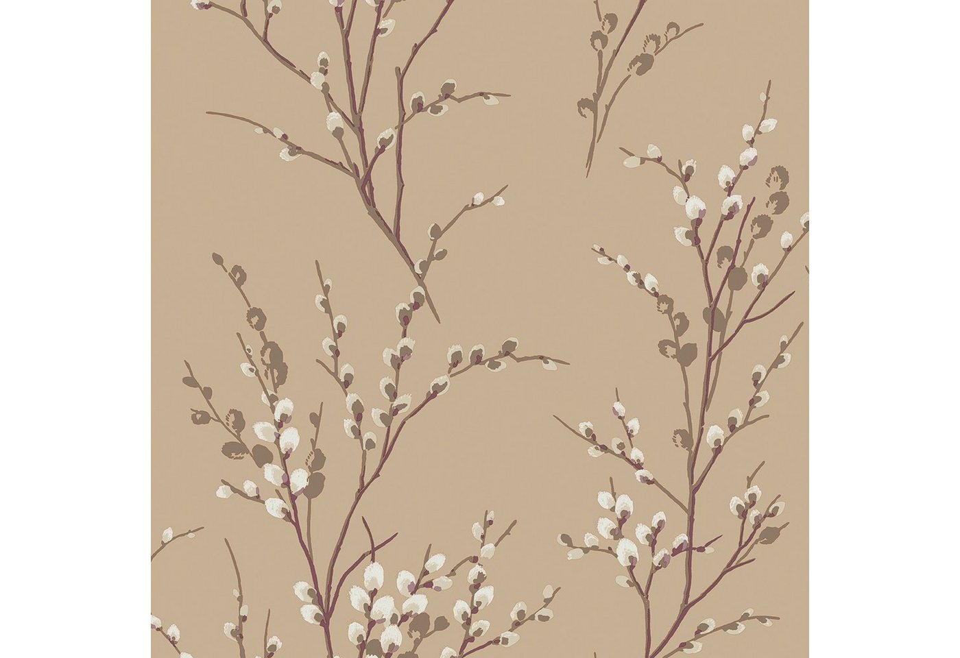 LAURA ASHLEY Vliestapete Pussy Willow, gemustert, FSC® zertifiziert, mit lebhaftem Druck, 10 Meter Länge von LAURA ASHLEY