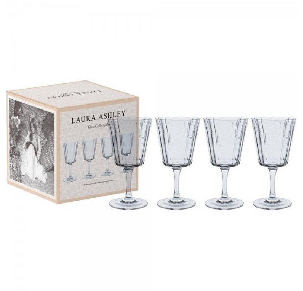 LAURA ASHLEY Weißweinglas Geschenkset Weißweingläser Transparent (4-teilig) von LAURA ASHLEY