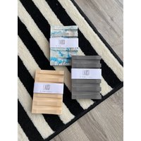 Seifenschale Aus Jesmonite in Wunschfarbe Personalisiert von LAUSIHandmade