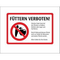 Hinweisschilder Für Stall - U. Hof "Füttern Verboten" Oder "Reiten Und Umgang Mit Den Pferden Auf Der Anlage Eigene Gefahr" Hinweisschilder Für Stall - U. Hof "Füttern Verboten" Oder "Reiten Und Umgang Mit Den Pferden Auf Der Anlage Eigene Gefahr" von LAUSITZART
