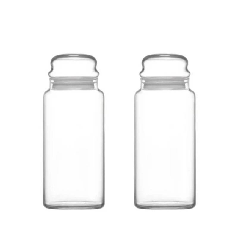 LAV Aufbewahrungsdose Sera 2er Set 1400 ml, Glasbehälter - luftdicht & stilvoll (2 St., 2er Set) von LAV
