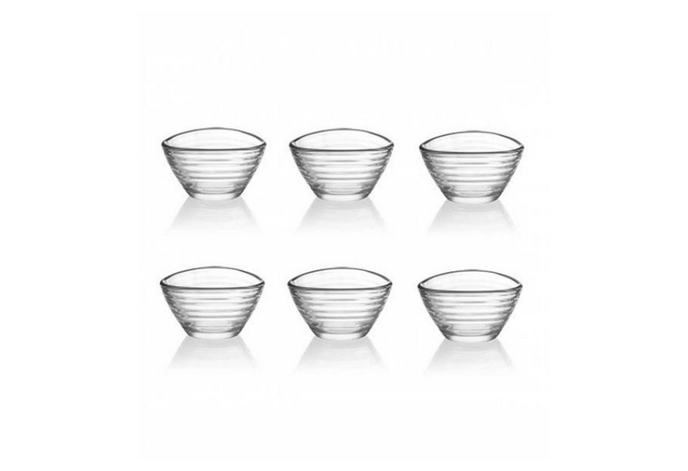 LAV Schale Mini-Glasschalen Set 6-teilig Serie DERIN" Gläser Set 68 ml Schalen, Glas, (6-tlg)" von LAV