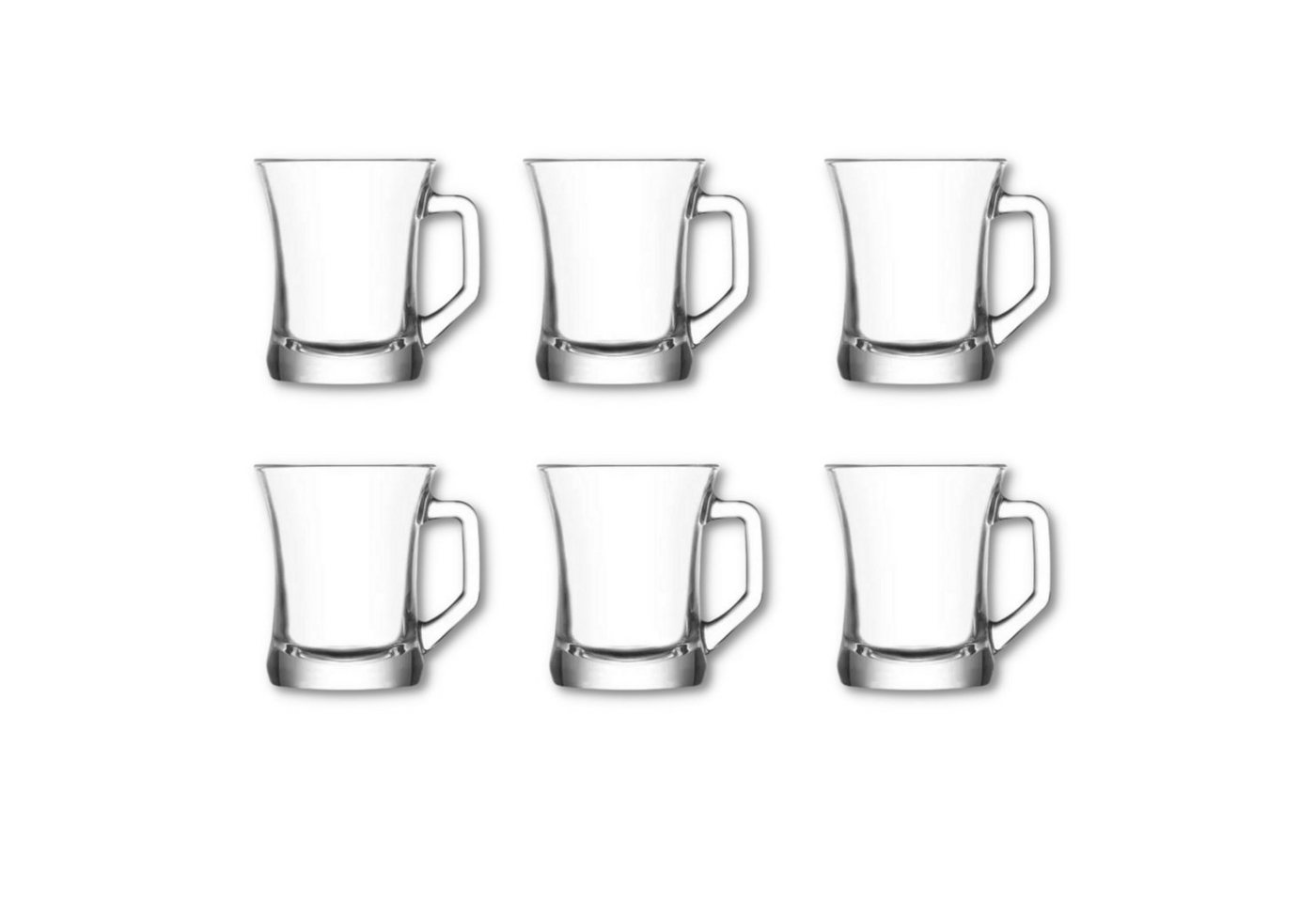 LAV Teeglas LAV ZEN 6er-Set 225cc Tee, Kaffee & Cappuccino von LAV