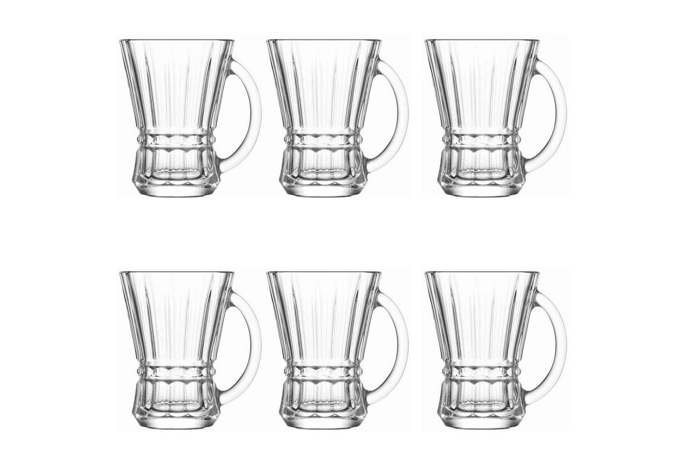 LAV Teeglas Teegläser Set 150ml VNS405 Kaffeetasse, Glas, Spülmaschinenfest von LAV