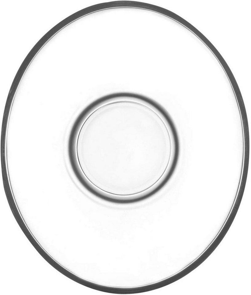 LAV Untertasse 6-tlg. Unterteller-Set aus Glas für türkische Teegläser oder Tassen - oval -, (6 St) von LAV