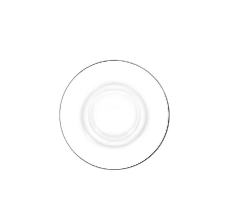 LAV Untertasse Vera Teeglasunterteller 6-teilig – Transparent, rund & pflegeleicht, (6 St) von LAV