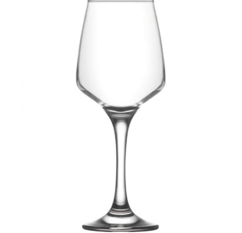 LAV Weinglas 6 x Weißweingläser Weingläser Weinglas Gläser Set Glas Klar 0,33 L LAL, Glas von LAV
