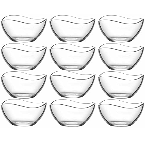 Lav 12-TLG. Glasschalen Vira 310ml Schalen Dessertschale Vorspeise Glas Gläser von Lav