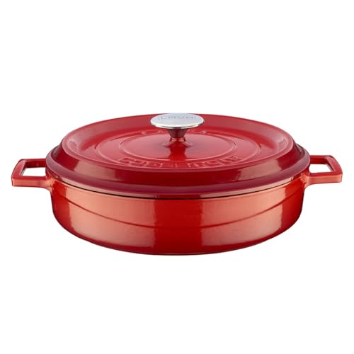 CASSEROLE MULTIFUNCTIONEEL 3.40 LTR LVYST28K2R RED/BLACK von LAVA