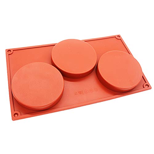 LAVALINK 3-Cavity große runde Scheibe Süßigkeit Silikon-Form-Flach-Zylinder-Kuchen-Form-Silikon-Klassiker Mold Shapes LAVALINK 3-Cavity große runde Scheibe Süßigkeit Silikon-Form-Flach-Zylinder-Kuchen-Form-Silikon-Klassiker Mold Shapes von LAVALINK