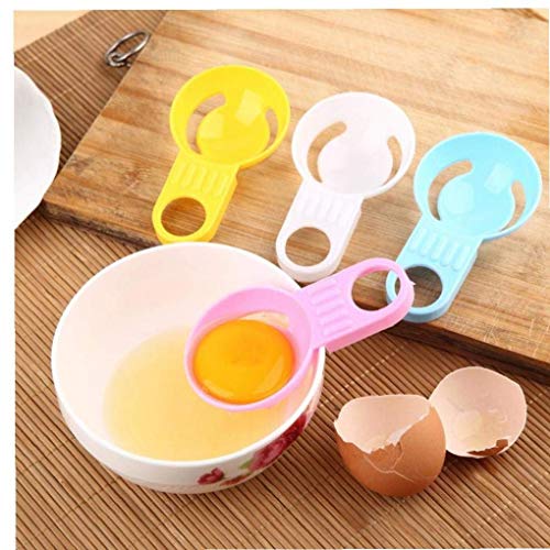 LAVALINK Egg Separator Eidotter Filter Gadgets Eco Friendly Plastic Egg Sieb Löffel Startseite Werkzeug Küchenzubehör Zufällige Farbe von LAVALINK