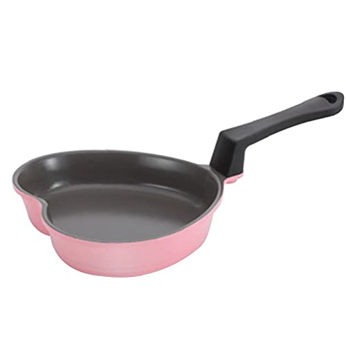 LAVALINK Eibratpfanne, Herzform Nonstick Skillet Mini Bratpfanne Kochen Pfannen Stay-kühlen Griff Omelettpfanne von LAVALINK