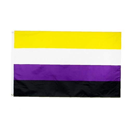 LAVALINK Non-Binary Flags Rainbows Homosexuell Pride Banner Doppelt Vernähte Gender Queer Gender Identity-flaggen Mit Messingösen LAVALINK Non-Binary Flags Rainbows Homosexuell Pride Banner Doppelt Vernähte Gender Queer Gender Identity-flaggen Mit Messingösen von LAVALINK