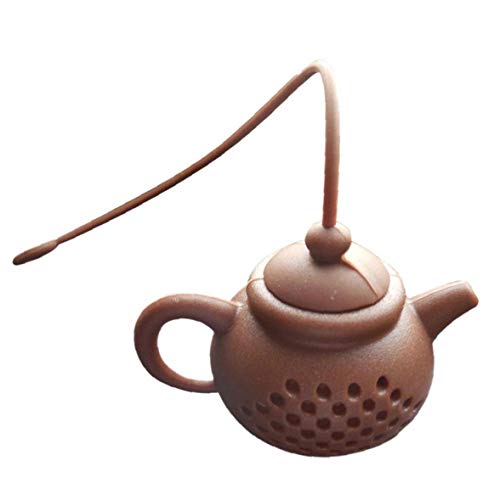 Tee-strainerteapot-form Tee-sieb Silikon Teebeutel Blatt Filter Diffusor Teegeschirr Teekanne Zubehör Küche Gadget von LAVALINK