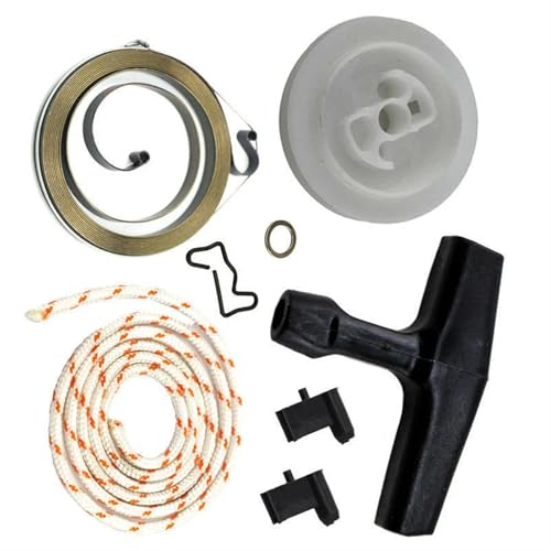 LAVAS 1 Set von Recoil Rücklauf Starter Griff Seil Pulley Quellen for Stihl 034 036 044 046 MS340 MS360 MS440 MS460 Kettensäge von LAVAS