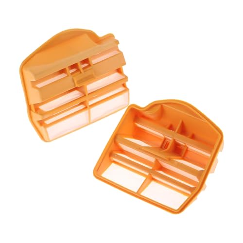 LAVAS 2 Stück gelber Luftfilterreiniger passend for Husqvarna 445 445E 450 450E Kettensägenteile ersetzen for 544080803 Garten-DIY-Elektrowerkzeug von LAVAS
