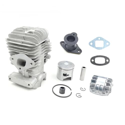 LAVAS 34mm Zylinder & Kolben Verteiler Rohr Kit Fit for ZENOAH G2500 Chinesische 25CC 2500 2600 STIGA Ama Anova Top Griff Pruner Kettensäge von LAVAS
