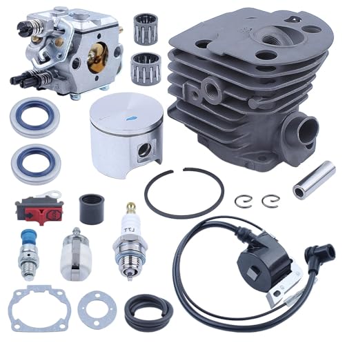 LAVAS 46mm Zylinder Kolben Kurbel Lager Fit for Husqvarna 55 50 51 for Kettensägen 503609171 motosierras von LAVAS