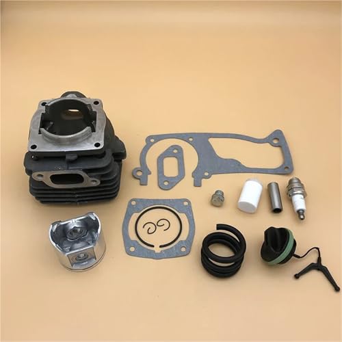 LAVAS 47mm Zylinderkolben Zündkerze Kraftstofffiltersatz for HUS 359 357 XP 357XP Benzin-Kettensägenmotor Motorteile 537 15 73-02 von LAVAS