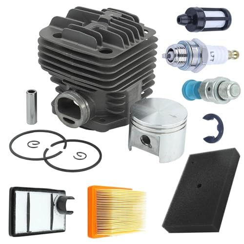 LAVAS 49-mm-Zylinder-Luft-Kraftstofffiltersatz, passend for Stihl TS400 Beton-Trennsäge, Teile ersetzen 4223 020 1200 von LAVAS