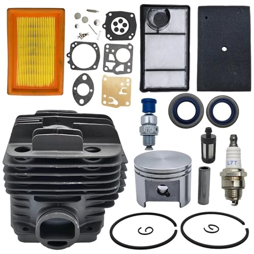 LAVAS 49mm Zylinder Kolbenbolzen Luftfilter Kit for Stihl TS400 Beton Trennsäge 4223 020 1200 Kettensäge Ersatzteile von LAVAS