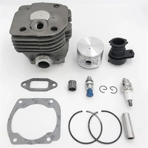 LAVAS Kettensägenmotor Motorteile 50mm Zylinderkolben Ansaugkrümmer Dekompressionsventil Kit for HUS365 371 372 XP 362 von LAVAS