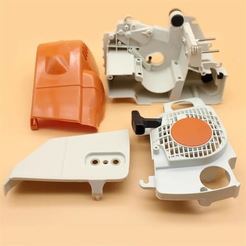 LAVAS Kurbelgehäuse Kupplungsdeckel Rückstoßstarter-Kit for STIHL MS180 MS170 018 017 MS 180 170 Benzin-Kettensäge Kunststoff-Ersatzteile von LAVAS