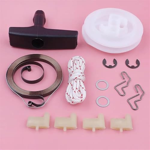 LAVAS Rückstoßstarter Riemenscheibe Federgriff Seil Sperrklinke Kit for Stihl MS390 MS290 039 029 Kettensäge Benzin Garten Werkzeug Teile von LAVAS