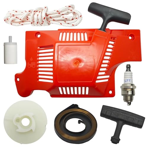 LAVAS Rückstoßstarter Riemenscheibe Seilgriff Grifffeder Kraftstofffilter Zündkerzensatz for Husqvarna 50 51 55 Kettensäge Ersatzteile LAVAS Rückstoßstarter Riemenscheibe Seilgriff Grifffeder Kraftstofffilter Zündkerzensatz for Husqvarna 50 51 55 Kettensäge Ersatzteile von LAVAS