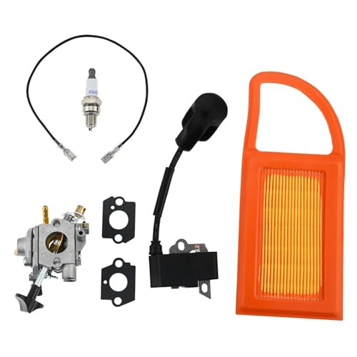 LAVAS Vergaser Zündspule Zündkerze Luft Kraftstoff Filter Dichtung Kit for Stihl BR600 BR500 BR550 Laubbläser Ersetzen for Zama C1Q-S183 von LAVAS