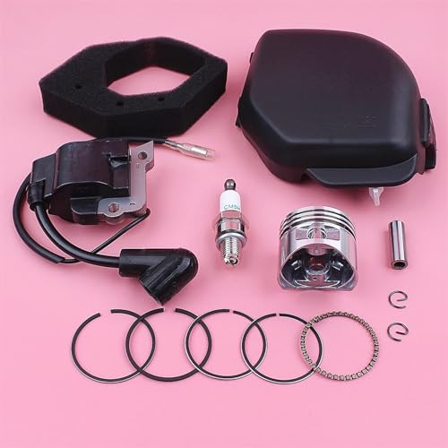 LAVAS Zündspule 35mm Kolben Kit for Honda GX25 HHT25S w Luftfilter Abdeckung Gehäuse Trimmer Zubehör Garten Werkzeug Teile von LAVAS