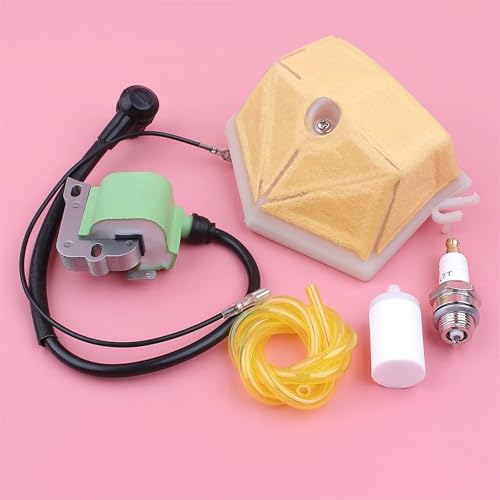 LAVAS Zündspule Luft Kraftstoff Filter Linie Kit for Husqvarna 51 55 Rancher EPA for Kettensäge Motor Motor Teile 503 89 81-01 von LAVAS