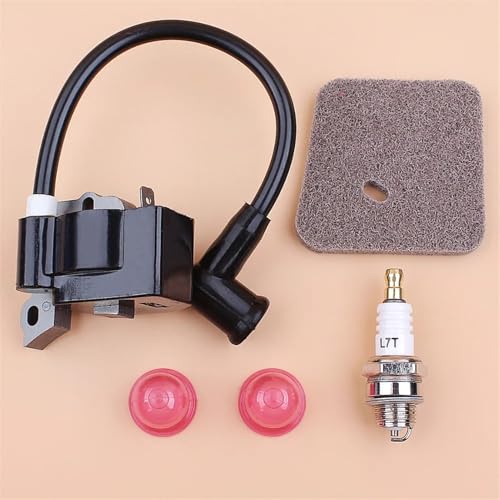 LAVAS Zündspulenmodul-Luftfiltersatz for STIHL 41404001308 FS55 FS55C FS46 FC55 FS38 FS45 HL45 HS45 KM55 Trimmer 4140 400 1308 von LAVAS