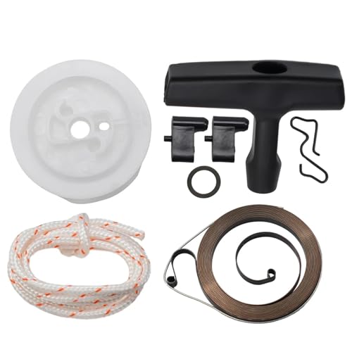 LAVAS Zuverlässiger Start-Rückstoß-Rücklauffeder-Starter-Riemenscheiben-Griffseil for Stihl 034 036 044 von LAVAS