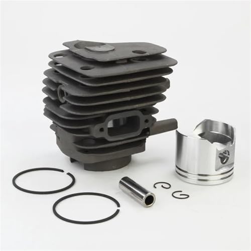 LAVAS Zylinderkit 50mm for Partner & HUS. K650 K700 Beton-Trennsäge, Zylinder-Kolbenring-Set, Stift-Clips, Austausch von LAVAS