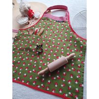 Personalisierte Kinderschürzen Handgenäht, Schürzen Für Kinder, Kochschürzen, Geschenk Kind Weihnachten, Weihnachtsbäckerei Kind, Laviosar von LAVIOSAR