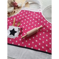Personalisierte Kinderschürze Emily Handgenäht, Kinderschürzen Aus Baumwolle Für Mädchen, Kochschürzen, Geschenk Kind Weihnachten, Laviosar von LAVIOSAR