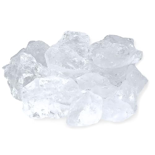 Premium Heilsteine Edelsteine Set | Edelsteine Kristalle als Deko oder zur Wasseraufbereitung | 100% Natursteine Mineralsteine | Grundmischung Edelsteinwasser (Bergkristall) von LAVISA
