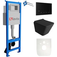 Lavita - wc Set mit Vorwandelement, Wand-WC und Spülknopf Lavita - wc Set mit Vorwandelement, Wand-WC und Spülknopf von LAVITA