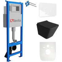 Lavita - wc Set mit Vorwandelement, Wand-WC und Spülknopf Lavita - wc Set mit Vorwandelement, Wand-WC und Spülknopf von LAVITA