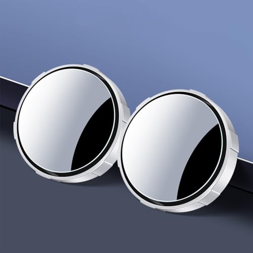 LAVIYE 2PCS Toter Winkel Spiegel für Volkswagen Beetle Passat Jetta B6 B7 B8, Regenfest 360° Verstellbar Auto Sehhilfespiegel, Vision erweitern, Vakuumadsorption,C-White von LAVIYE