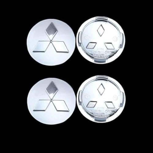 LAVIYE 4 Stück Auto Radnabenkappen für Mitsubishi ASX 2012-2016, Nabenkappen Nabendeckel Felgendeckel Felgenkappen Radnabendeckel Radnabenabdeckung,A von LAVIYE