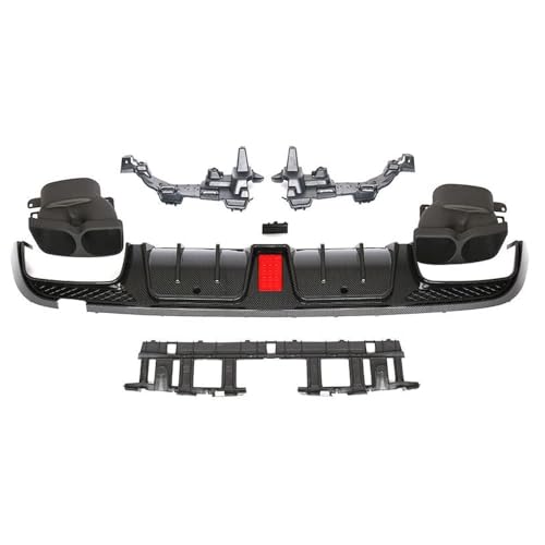 LAVIYE Auto-Heckstoßstange-Lippe für Mercedes Benz C-Class W205 C200 Sport C43 AMG Sedan 2014-2019, Auto-Heckspoiler Stoßstangen-Diffusor-Spoiler, Hecklippen-Diffusor LAVIYE Auto-Heckstoßstange-Lippe für Mercedes Benz C-Class W205 C200 Sport C43 AMG Sedan 2014-2019, Auto-Heckspoiler Stoßstangen-Diffusor-Spoiler, Hecklippen-Diffusor von LAVIYE