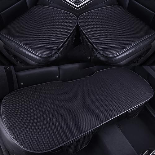 LAVIYE Geeignet für Hyundai i10 i20 i30 i40 ix20 ix25 ix35 ix55 HB20-Autositzkissen, Autoinnenausstattung, Atmungsaktives rutschfestes, für alle Jahreszeiten geeignet,Three Pieces-Black LAVIYE Geeignet für Hyundai i10 i20 i30 i40 ix20 ix25 ix35 ix55 HB20-Autositzkissen, Autoinnenausstattung, Atmungsaktives rutschfestes, für alle Jahreszeiten geeignet,Three Pieces-Black von LAVIYE